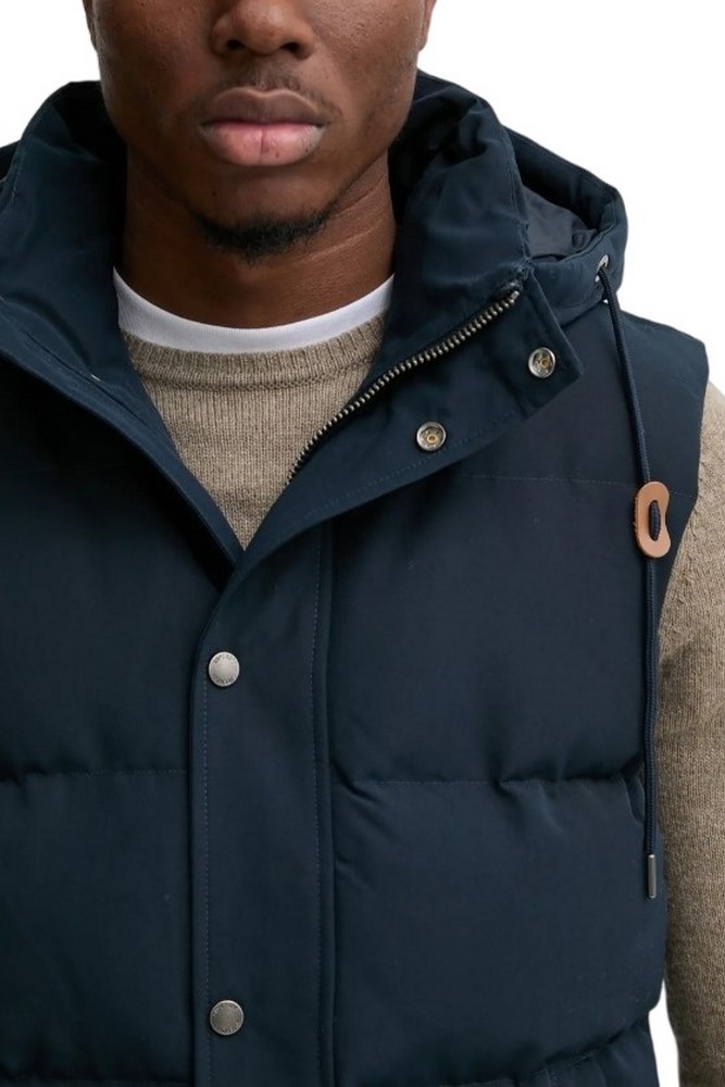 SUPERDRY D2 OVIN EVEREST HOODED PUFFER GILET ΜΠΟΥΦΑΝ ΑΝΔΡΙΚΟ DEEP NAVY