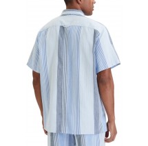 TOMMY JEANS RLX STRIPE SHIRT EXT ΠΟΥΚΑΜΙΣΟ ΚΟΝΤΟΜΑΝΙΚΟ ΑΝΔΡΙΚΟ CIEL