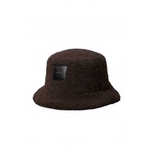 CALVIN KLEIN ALL-OVER SHERPA W/ PATCH BUCKET ΚΑΠΕΛΟ ΓΥΝΑΙΚΕΙΟ BROWN