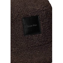 CALVIN KLEIN ALL-OVER SHERPA W/ PATCH BUCKET ΚΑΠΕΛΟ ΓΥΝΑΙΚΕΙΟ BROWN