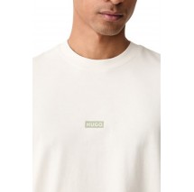 HUGO BOSS NALONO F JERSEY T-SHIRT ΜΠΛΟΥΖΑ ΑΝΔΡΙΚΗ BEIGE