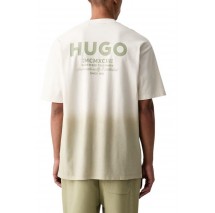 HUGO BOSS NALONO F JERSEY T-SHIRT ΜΠΛΟΥΖΑ ΑΝΔΡΙΚΗ BEIGE