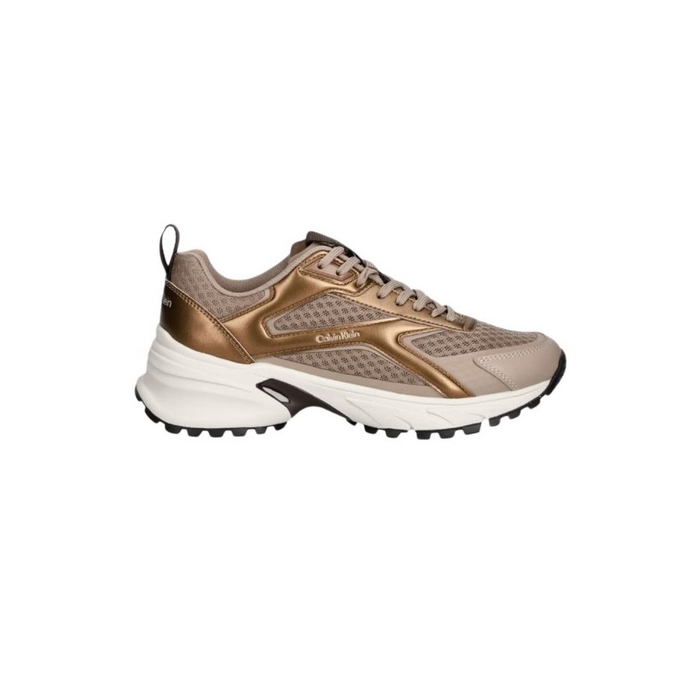 CALVIN KLEIN HIKE RUN CKSTRIPE MESH MET ΠΑΠΟΥΤΣΙ ΓΥΝΑΙΚΕΙΟ BRONZE
