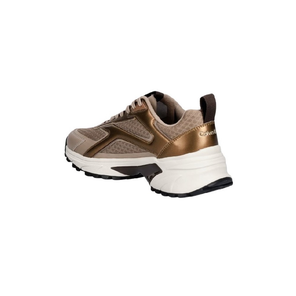 CALVIN KLEIN HIKE RUN CKSTRIPE MESH MET ΠΑΠΟΥΤΣΙ ΓΥΝΑΙΚΕΙΟ BRONZE