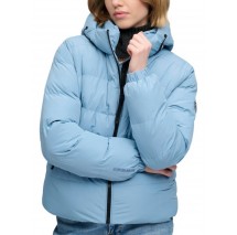 SUPERDRY HOODED SPORTS PUFFER JACKET ΜΠΟΥΦΑΝ ΓΥΝΑΙΚΕΙΟ CIEL