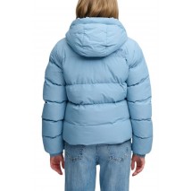 SUPERDRY HOODED SPORTS PUFFER JACKET ΜΠΟΥΦΑΝ ΓΥΝΑΙΚΕΙΟ CIEL