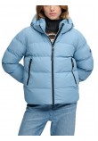 SUPERDRY HOODED SPORTS PUFFER JACKET ΜΠΟΥΦΑΝ ΓΥΝΑΙΚΕΙΟ CIEL