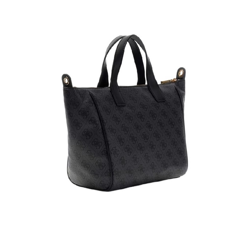 GUESS FOLLIE SMALL TOTE ΤΣΑΝΤΑ ΓΥΝΑΙΚΕΙΑ DARK GREY