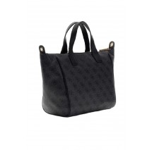 GUESS FOLLIE SMALL TOTE ΤΣΑΝΤΑ ΓΥΝΑΙΚΕΙΑ DARK GREY