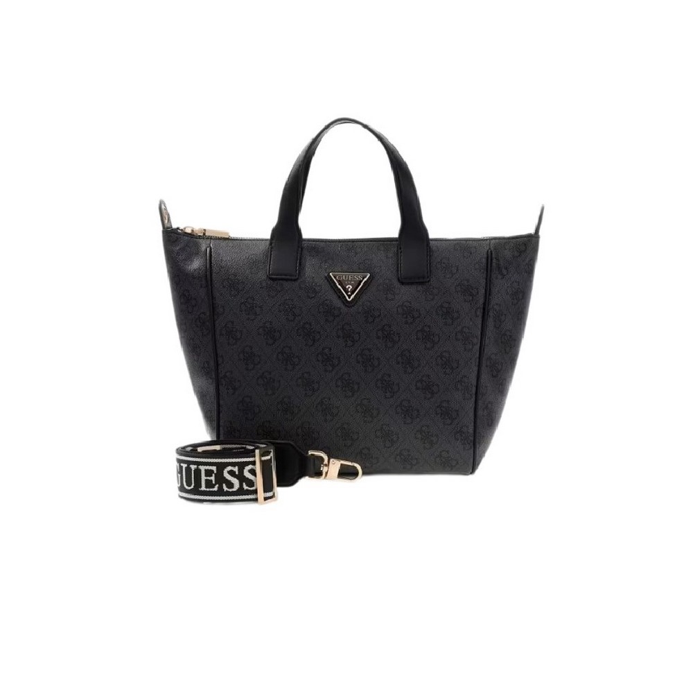 GUESS FOLLIE SMALL TOTE ΤΣΑΝΤΑ ΓΥΝΑΙΚΕΙΑ DARK GREY