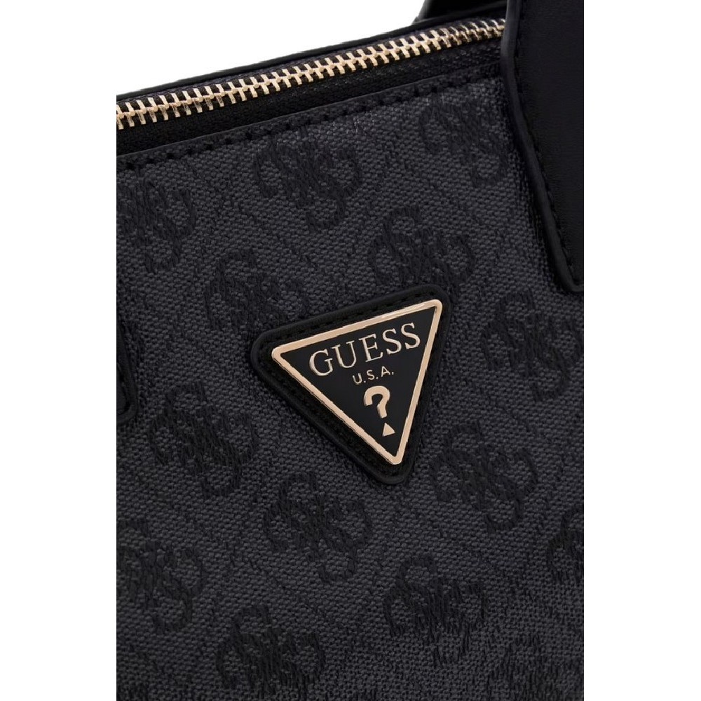 GUESS FOLLIE SMALL TOTE ΤΣΑΝΤΑ ΓΥΝΑΙΚΕΙΑ DARK GREY