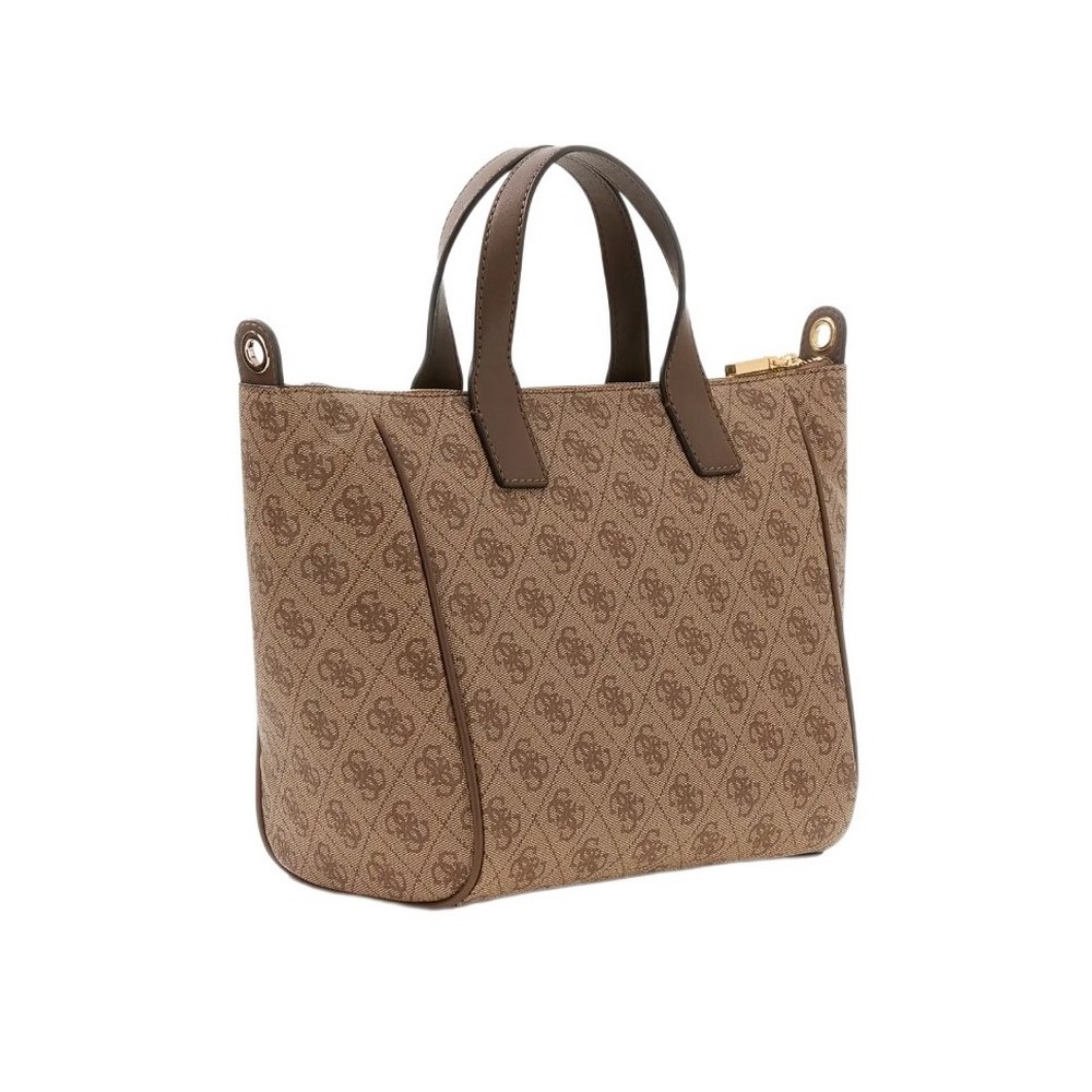 GUESS FOLLIE SMALL TOTE ΤΣΑΝΤΑ ΓΥΝΑΙΚΕΙΑ LATTE