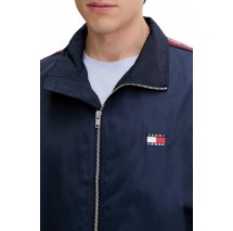 TOMMY JEANS TAPE ESSENTIAL JACKET ΜΠΟΥΦΑΝ ΑΝΔΡΙΚΟ NAVY