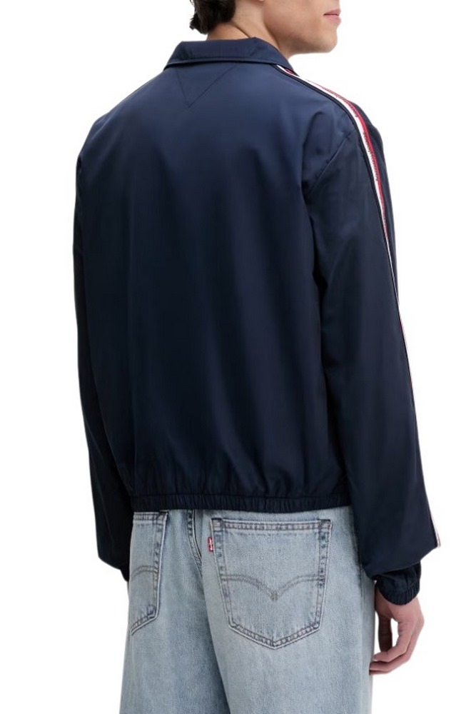 TOMMY JEANS TAPE ESSENTIAL JACKET ΜΠΟΥΦΑΝ ΑΝΔΡΙΚΟ NAVY