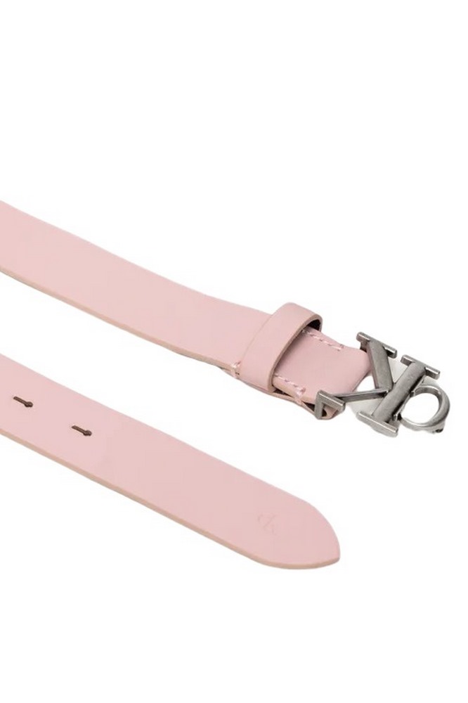 CALVIN KLEIN JEANS ROUND MONO PLAQUE BELT 30MM ΖΩΝΗ ΓΥΝΑΙΚΕΙΑ PINK