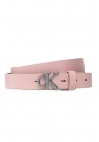 CALVIN KLEIN JEANS ROUND MONO PLAQUE BELT 30MM ΖΩΝΗ ΓΥΝΑΙΚΕΙΑ PINK