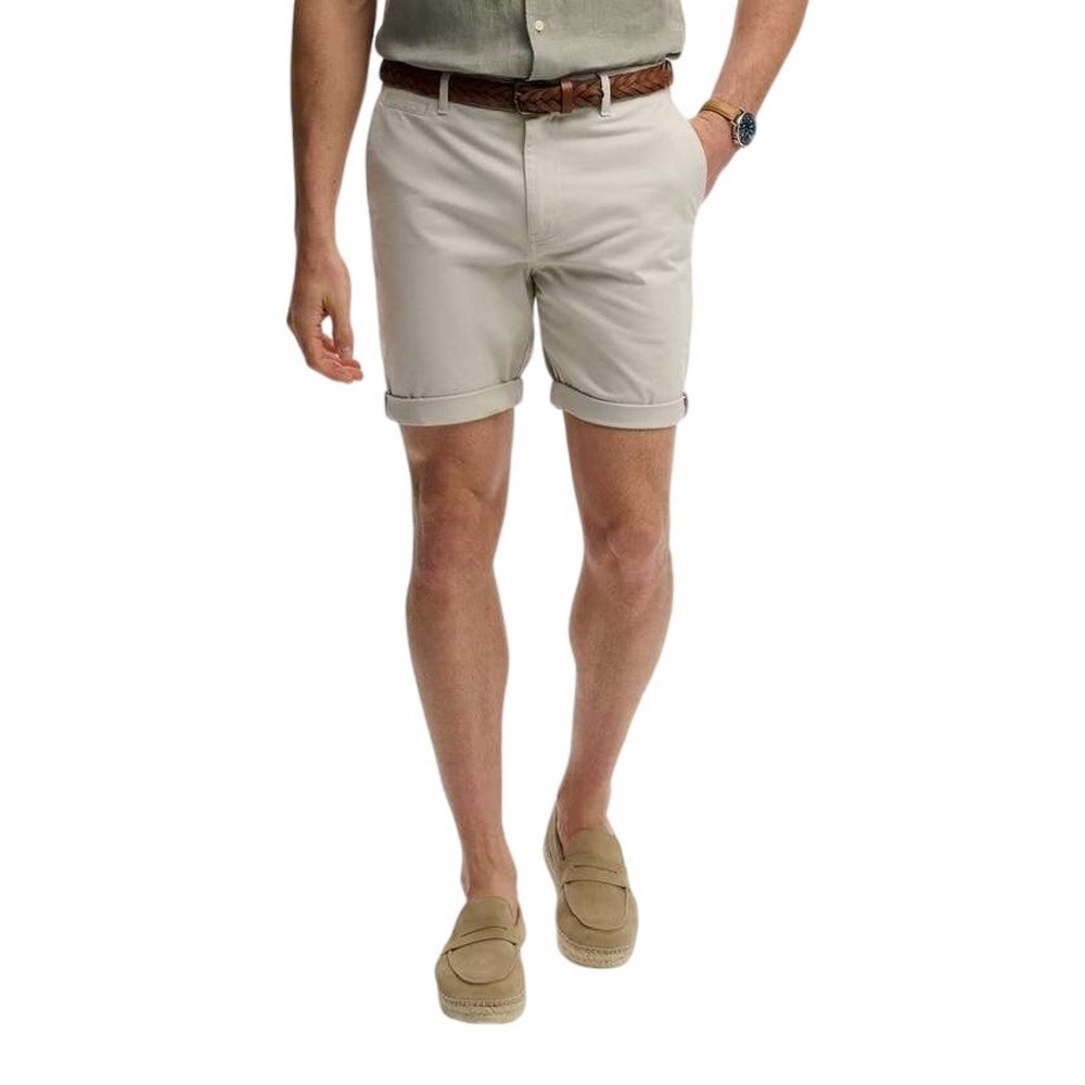 SUPERDRY D1 STUD PREMIUM REGULAR CHINO SHORT ΣΟΡΤΣ ΑΝΔΡΙΚΟ GREY