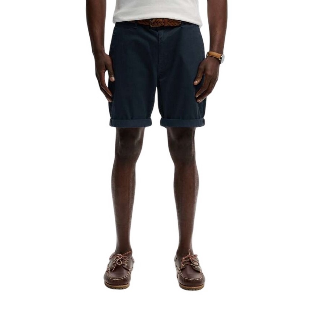 SUPERDRY D1 STUD PREMIUM REGULAR CHINO SHORT ΣΟΡΤΣ ΑΝΔΡΙΚΟ NAVY