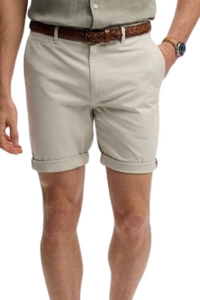 SUPERDRY D1 STUD PREMIUM REGULAR CHINO SHORT ΣΟΡΤΣ ΑΝΔΡΙΚΟ GREY