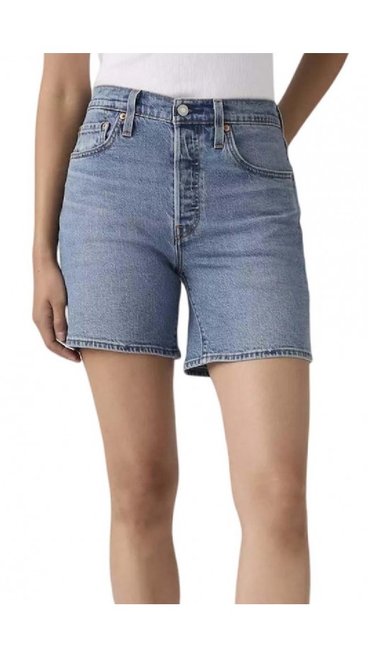 LEVIS 501® MID THIGH SHORT LW ΣΟΡΤΣ ΓΥΝΑΙΚΕΙΟ BLUΕ DENIM