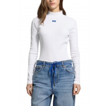 HUGO BOSS EASY LONGSLEEVE JERSEY ΜΠΛΟΥΖΑ ΓΥΝΑΙΚΕΙΑ WHITE