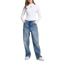 HUGO BOSS EASY LONGSLEEVE JERSEY ΜΠΛΟΥΖΑ ΓΥΝΑΙΚΕΙΑ WHITE