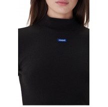 HUGO BOSS EASY LONGSLEEVE JERSEY ΜΠΛΟΥΖΑ ΓΥΝΑΙΚΕΙΑ BLACK