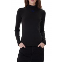 HUGO BOSS EASY LONGSLEEVE JERSEY ΜΠΛΟΥΖΑ ΓΥΝΑΙΚΕΙΑ BLACK