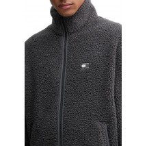 TOMMY JEANS  RLX BADGE FZ TEDDY  ΜΠΟΥΦΑΝ ΑΝΔΡΙΚΟ WASHED BLACK