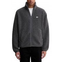 TOMMY JEANS  RLX BADGE FZ TEDDY  ΜΠΟΥΦΑΝ ΑΝΔΡΙΚΟ WASHED BLACK