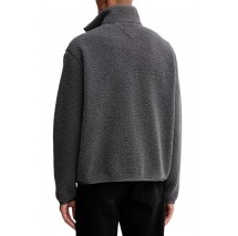 TOMMY JEANS  RLX BADGE FZ TEDDY  ΜΠΟΥΦΑΝ ΑΝΔΡΙΚΟ WASHED BLACK