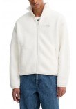 TOMMY JEANS  RLX BADGE FZ TEDDY  ΜΠΟΥΦΑΝ ΑΝΔΡΙΚΟ OFF WHITE