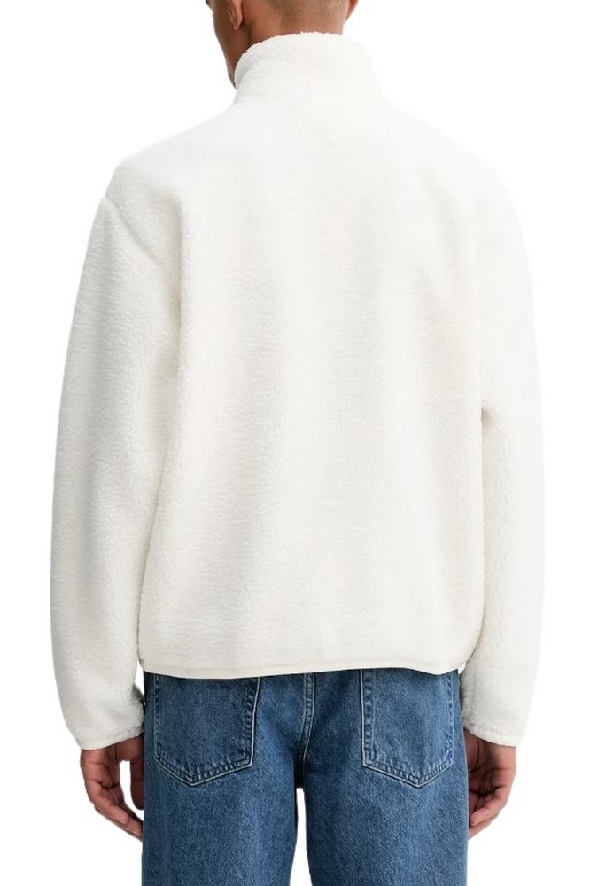 TOMMY JEANS  RLX BADGE FZ TEDDY  ΜΠΟΥΦΑΝ ΑΝΔΡΙΚΟ OFF WHITE