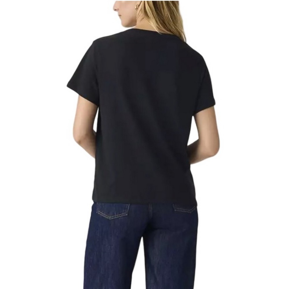LEVIS FAVORITE V-NECK T-SHIRT ΜΠΛΟΥΖΑ ΓΥΝΑΙΚΕΙΑ BLACK