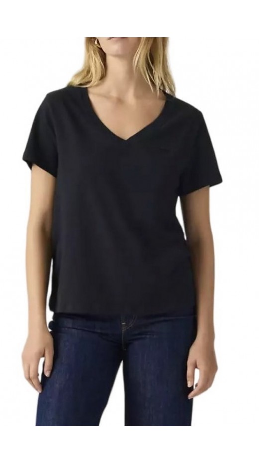 LEVIS FAVORITE V-NECK T-SHIRT ΜΠΛΟΥΖΑ ΓΥΝΑΙΚΕΙΑ BLACK