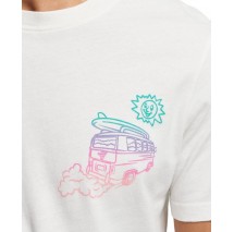 SUPERDRY D1 OVIN VINTAGE TRAVEL STICKER TEE T-SHIRT ΑΝΔΡΙΚΟ WHITE