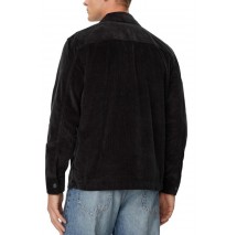 CALVIN KLEIN JEANS CORDUROY EASY OVERSHIRT ΠΟΥΚΑΜΙΣΟ ΑΝΔΡΙΚΟ BLACK