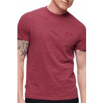 SUPERDRY D2 OVIN VINTAGE LOGO EMB TEE T-SHIRT ΑΝΔΡΙΚΟ BORDEAUX