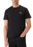 CALVIN KLEIN JEANS 30S JERSEY CLASSIC MICRO MONO T-SHIRT ΜΠΛΟΥΖΑ ΑΝΔΡΙΚΗ BLACK