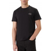 CALVIN KLEIN JEANS 30S JERSEY CLASSIC MICRO MONO T-SHIRT ΜΠΛΟΥΖΑ ΑΝΔΡΙΚΗ BLACK