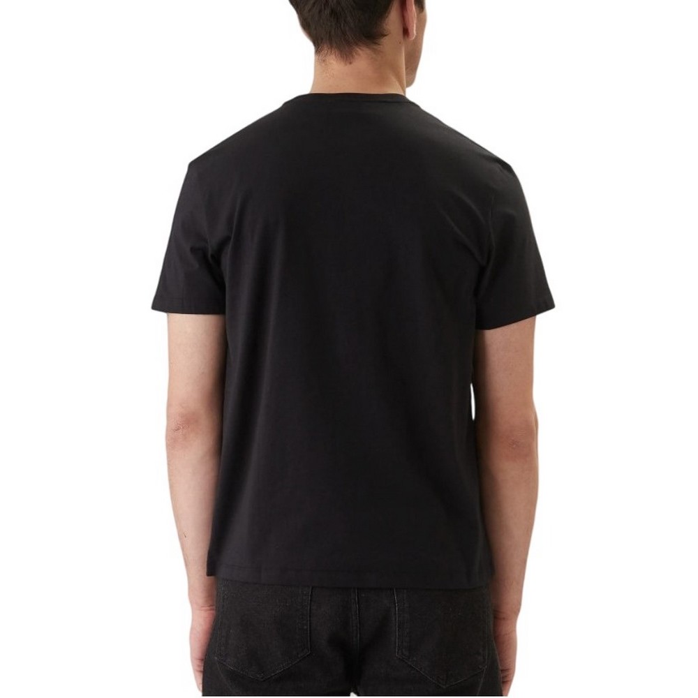 CALVIN KLEIN JEANS 30S JERSEY CLASSIC MICRO MONO T-SHIRT ΜΠΛΟΥΖΑ ΑΝΔΡΙΚΗ BLACK