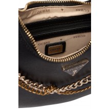GUESS DAVINA SHOULDER BAG ΤΣΑΝΤΑ ΓΥΝΑΙΚΕΙΑ BLACK