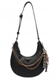 GUESS DAVINA SHOULDER BAG ΤΣΑΝΤΑ ΓΥΝΑΙΚΕΙΑ BLACK