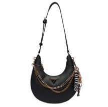 GUESS DAVINA SHOULDER BAG ΤΣΑΝΤΑ ΓΥΝΑΙΚΕΙΑ BLACK