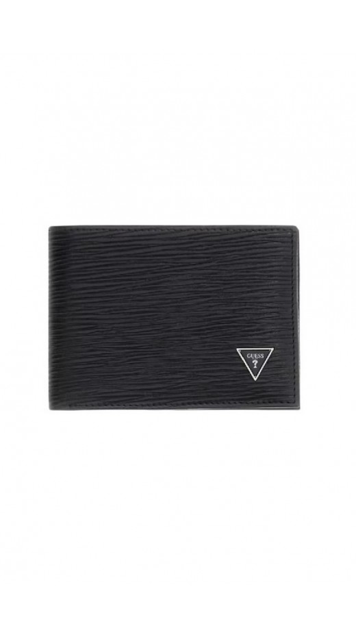 GUESS MILANO BIFOLD CARD HOLDER SMMIPRLEA92 ΠΟΡΤΟΦΟΛΙ ΑΝΔΡΙΚΟ BLACK
