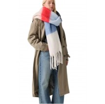 LEVIS FUZZY SCARF ΚΑΣΚΟΛ ΓΥΝΑΙΚΕΙΟ ECRU/CIEL/RED