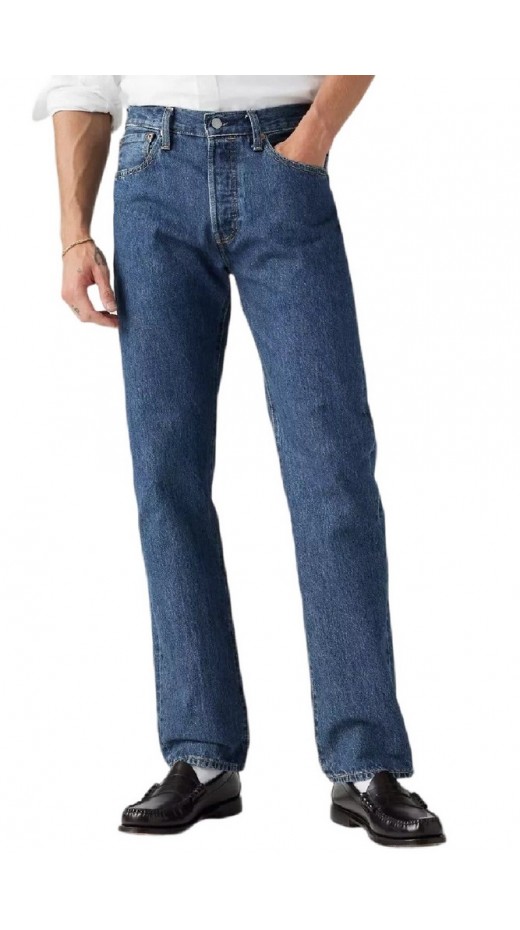 LEVIS 501ORIGINAL FIT FLAT FINISH ΠΑΝΤΕΛΟΝΙ ΤΖΙΝ ΑΝΔΡΙΚΟ MED INDIGO