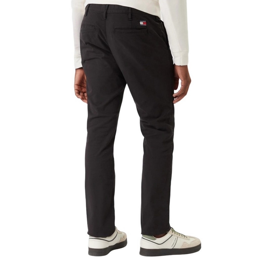 TOMMY JEANS SCANTON COTTON TWILL CHINO ΠΑΝΤΕΛΟΝΙ ΑΝΔΡΙΚΟ BLACK