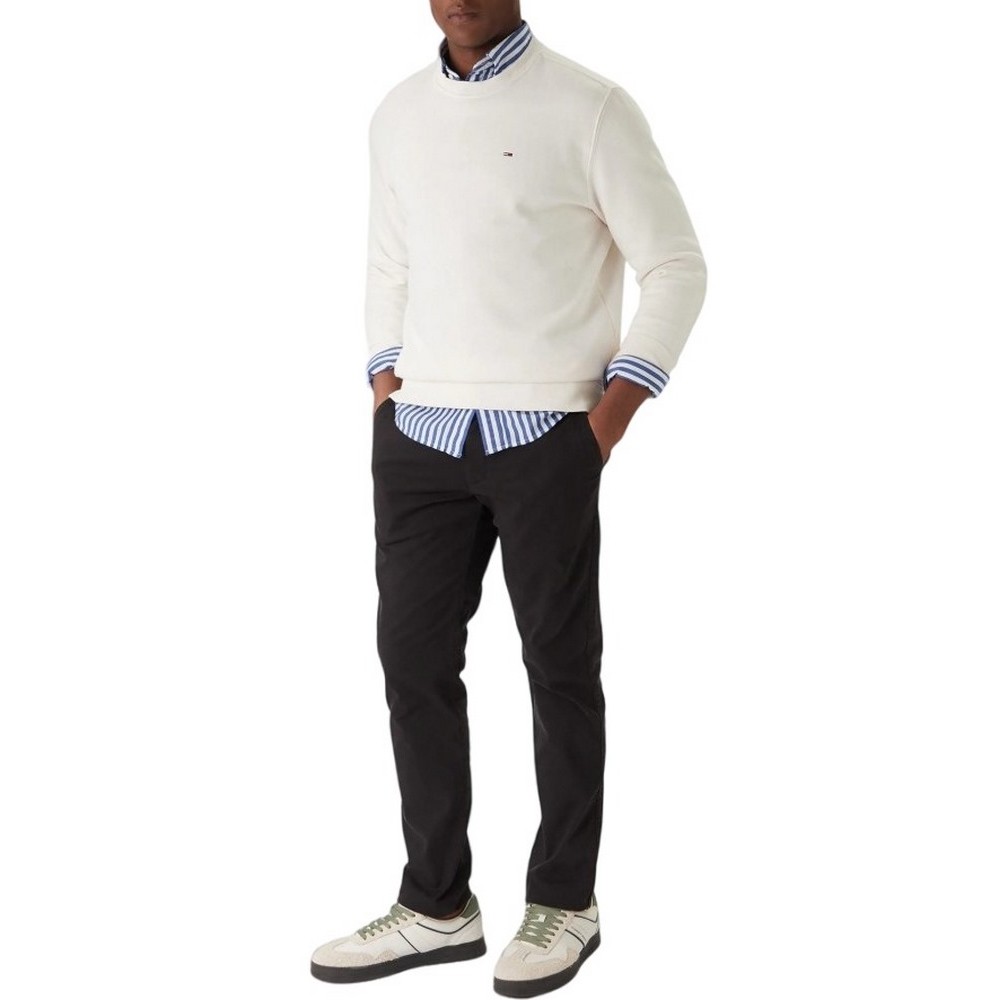 TOMMY JEANS SCANTON COTTON TWILL CHINO ΠΑΝΤΕΛΟΝΙ ΑΝΔΡΙΚΟ BLACK