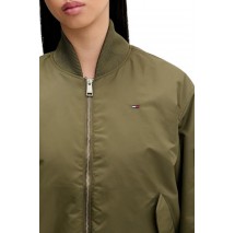 TOMMY JEANS ESSENTIAL BOMBER JACKET ΜΠΟΥΦΑΝ ΓΥΝΑΙΚΕΙΟ OLIVE